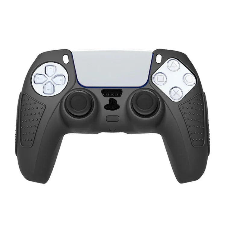 Capa protetora de silicone para comando PS5, antiderrapante, macia, branca, azul, preta, branco+2 botões, azul+2 botões, preto+2 botões, branco+8 botões, azul+8 botões, preto+8 botões
