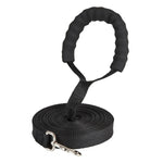 Trela para Cão com Colar de Rastreamento, Trela de Treino Alongada, 2,5cm x 3m, 2,5cm x 5m, 2,5cm x 10m, 2,5cm x 15m, 2,5cm x 20m, 2,5cm x 30m