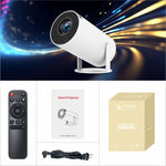 Projetor Inteligente HY300 PRO Sistema Android 11.0 160 Lúmens Portátil, Plugue EU, Plugue US, Plugue UK, Plugue AU