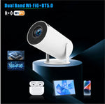 Projetor Inteligente HY300 PRO Sistema Android 11.0 160 Lúmens Portátil, Plugue EU, Plugue US, Plugue UK, Plugue AU