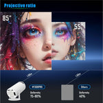 Projetor Inteligente HY300 PRO Sistema Android 11.0 160 Lúmens Portátil, Plugue EU, Plugue US, Plugue UK, Plugue AU