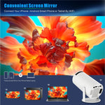 Projetor Inteligente HY300 PRO Sistema Android 11.0 160 Lúmens Portátil, Plugue EU, Plugue US, Plugue UK, Plugue AU
