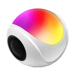 Coluna Bluetooth Mini Cartão TWS SY-688 com Luz RGB Colorida, SY-688 Branco