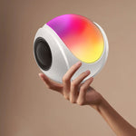 Coluna Bluetooth Mini Cartão TWS SY-688 com Luz RGB Colorida, SY-688 Branco