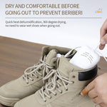 Secador de Sapatos Elétrico com Esterilização UV Alimentado por USB 5V