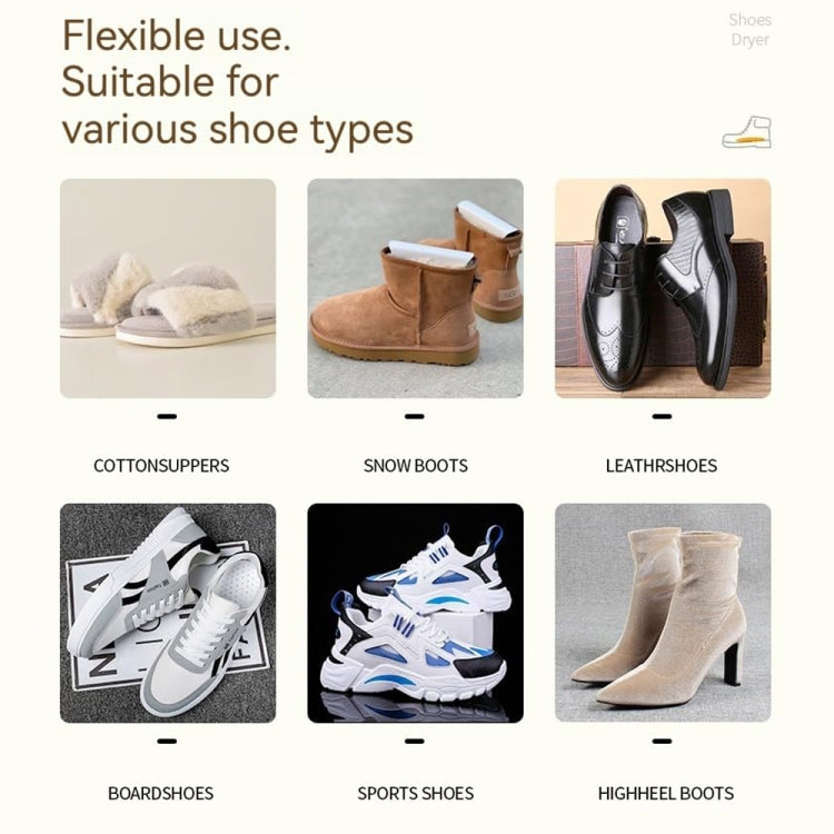 Secador de Sapatos Elétrico com Esterilização UV Alimentado por USB 5V