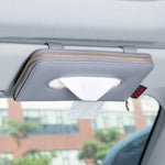 Car Sun Visor Skylight Hanging Tissue Box, H055 Black, H053 Beige, H052 Gray, H051 Brown