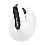 Rato Vertical Ergonómico XUNSVFOX H5, Rato Sem Fios Recarregável com Modo Duplo para Escritório e Negócios