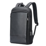 Mochila de Negócios Impermeável e Leve em Pele de Vaca de Primeira Camada Bopai, 61-122731, 61-122721