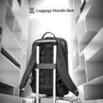 Mochila de Negócios Impermeável e Leve em Pele de Vaca de Primeira Camada Bopai, 61-122731, 61-122721