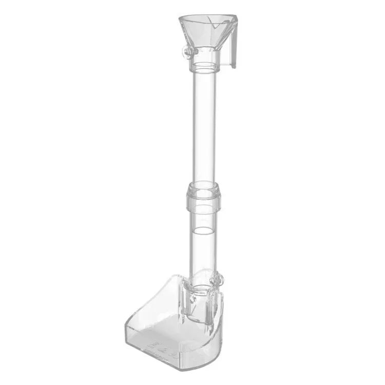 Tubo de Alimentação para Aquário Alimentador Acrílico Pequeno para Peixes, 13-18cm, 20-32cm
