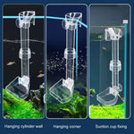 Tubo de Alimentação para Aquário Alimentador Acrílico Pequeno para Peixes, 13-18cm, 20-32cm