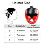 Capacete de Boxe para Sparring, Proteção para Cabeça em Competição de Combate Tailandês, S, M, L