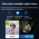 Gravador de vídeo com câmara rotativa Mrobo D6 1080P com visão noturna e clip traseiro, sem memória, 16GB, 32GB, 64GB, 128GB