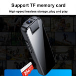 Gravador de vídeo com câmara rotativa Mrobo D6 1080P com visão noturna e clip traseiro, sem memória, 16GB, 32GB, 64GB, 128GB