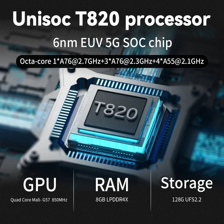 Consola portátil ANBERNIC RG556 com sistema Android 13, ecrã AMOLED de 5,48 polegadas, WIFI Bluetooth, jogador de jogos, 128GB+128GB, 128GB+256GB