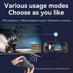 Consola portátil ANBERNIC RG556 com sistema Android 13, ecrã AMOLED de 5,48 polegadas, WIFI Bluetooth, jogador de jogos, 128GB+128GB, 128GB+256GB