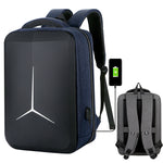 Mochila Desportiva Multifuncional Impermeável para Portátil com Porta USB, 15 polegadas, 17 polegadas