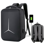 Mochila Desportiva Multifuncional Impermeável para Portátil com Porta USB, 15 polegadas, 17 polegadas