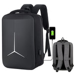 Mochila Desportiva Multifuncional Impermeável para Portátil com Porta USB, 15 polegadas, 17 polegadas