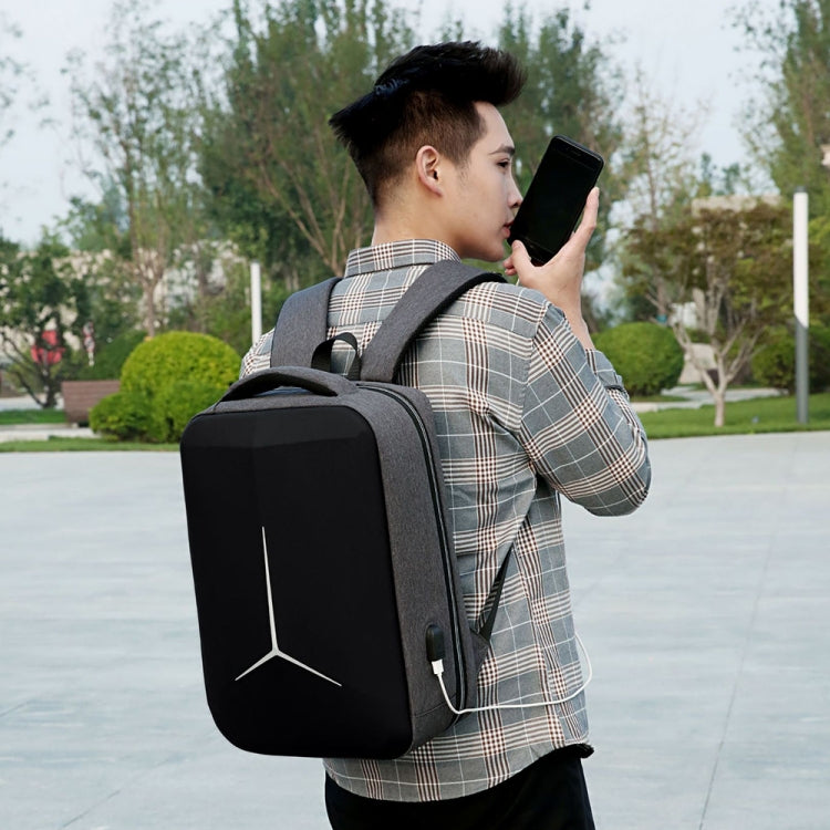 Mochila Desportiva Multifuncional Impermeável para Portátil com Porta USB, 15 polegadas, 17 polegadas