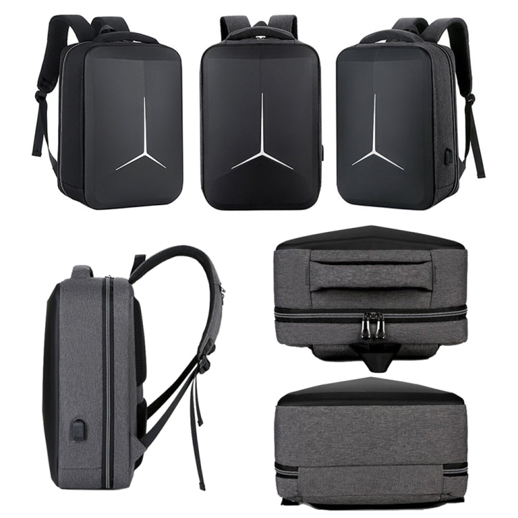 Mochila Desportiva Multifuncional Impermeável para Portátil com Porta USB, 15 polegadas, 17 polegadas