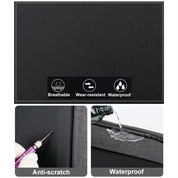 Mochila Desportiva Multifuncional Impermeável para Portátil com Porta USB, 15 polegadas, 17 polegadas