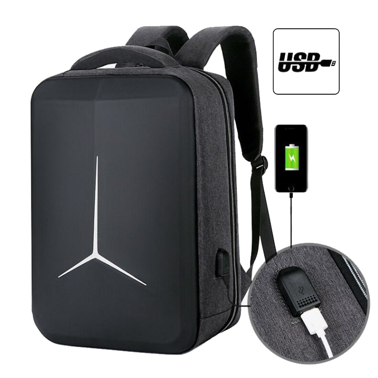 Mochila Desportiva Multifuncional Impermeável para Portátil com Porta USB, 15 polegadas, 17 polegadas