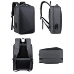 Mochila Antirroubo de Grande Capacidade com Fecho de Senha e Porta USB, 16 polegadas