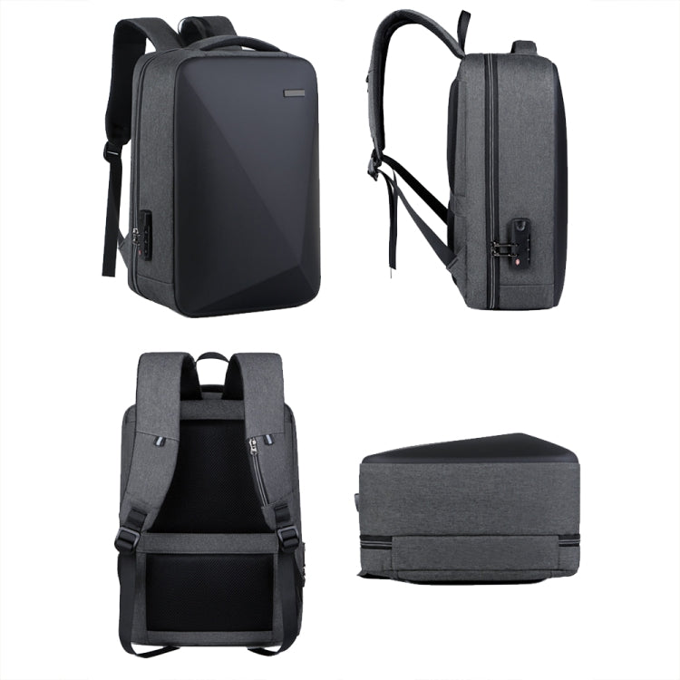 Mochila Antirroubo de Grande Capacidade com Fecho de Senha e Porta USB, 16 polegadas