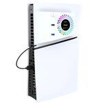 Ventoinha de arrefecimento com controlo de temperatura para PS5 Slim ipega PG-P5S019 + HUB USB com luzes RGB, ipega PG-P5S019