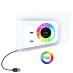 Ventoinha de arrefecimento com controlo de temperatura para PS5 Slim ipega PG-P5S019 + HUB USB com luzes RGB, ipega PG-P5S019