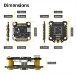 Barómetro Lipo 3-6S para drone RC, ESC SpeedyBee BLS 50A 4 em 1