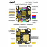 Barómetro Lipo 3-6S para drone RC, ESC SpeedyBee BLS 50A 4 em 1