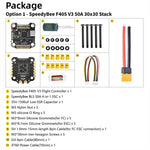 Barómetro Lipo 3-6S para drone RC, ESC SpeedyBee BLS 50A 4 em 1