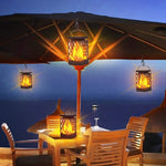 Skeleton Diamond Simulation Flame Lights Outdoor Solar LED Garden Light, 0.6W