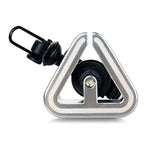 Campainha Universal para Bicicleta de Montanha N+1, Campainha Triangular de Cobre, Anel de Clipe Preto, Anel de Clipe Prateado, Banda de Borracha Preta, Banda de Borracha Prateada