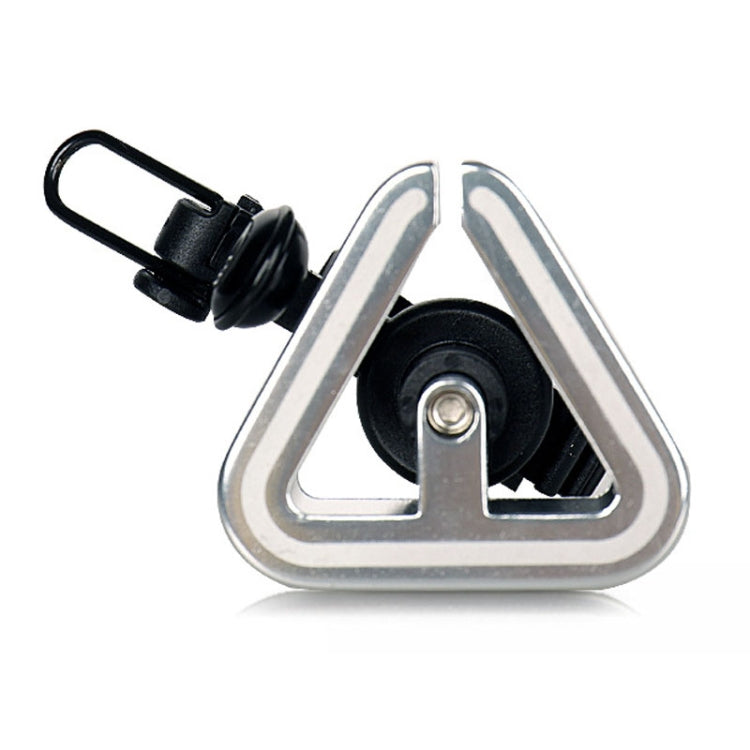 Campainha Universal para Bicicleta de Montanha N+1, Campainha Triangular de Cobre, Anel de Clipe Preto, Anel de Clipe Prateado, Banda de Borracha Preta, Banda de Borracha Prateada