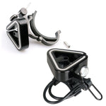 Campainha Universal para Bicicleta de Montanha N+1, Campainha Triangular de Cobre, Anel de Clipe Preto, Anel de Clipe Prateado, Banda de Borracha Preta, Banda de Borracha Prateada