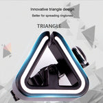 Campainha Universal para Bicicleta de Montanha N+1, Campainha Triangular de Cobre, Anel de Clipe Preto, Anel de Clipe Prateado, Banda de Borracha Preta, Banda de Borracha Prateada