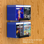 Suporte de armazenamento para discos CD de cartões de jogos, suporte de parede para caixa de CD, 32 folhas