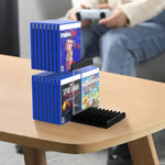 Suporte de armazenamento para discos CD de cartões de jogos, suporte de parede para caixa de CD, 32 folhas