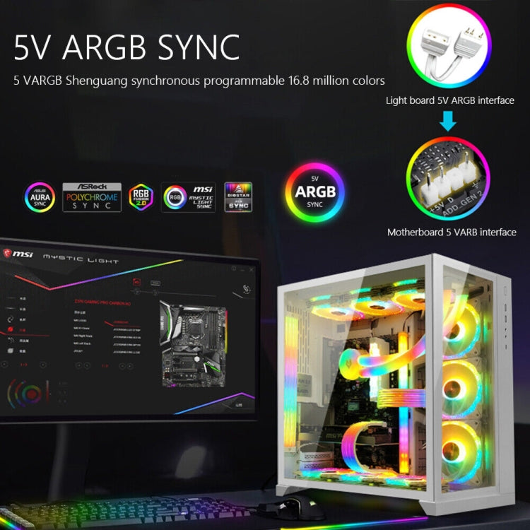 Cabo Neon AOSOR Al200 para Computador Placa-Mãe Placa Gráfica Linha de Alimentação Decorativa, AL200