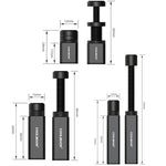 Suporte para Placa Gráfica COOLMOON Suporte Vertical para Computador de Secretária Suporte Superior com Parafuso Barras Telescópicas, 2.8-5cm (Preto), 2.8-5cm (Prateado), 5-8cm (Preto), 5-8cm (Prateado), 7.5-12cm (Preto), 7.5-12cm (Prateado)