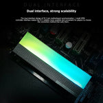 Cooler para Disco SSD M.2 2280 COOLMOON CM-M2A Dissipador de Calor ARGB 5V, CM-M2A