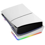 Suporte horizontal com luz RGB e 4 HUBs USB para Sony PS5 Slim IPEGA PG-P5S021, branco