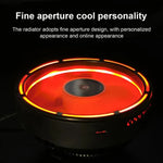 Cooler de CPU COOLMOON para Computador de Secretária com Mudança Automática de Cor Multi-Plataforma Ventoinha Silenciosa, CM-BF-RGB