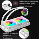 Cooler de CPU com Arrefecimento Líquido Integrado COOLMOON CM-YM-240T Edição Digital ARGB com Lente e Display de Temperatura, CM-YM-240T