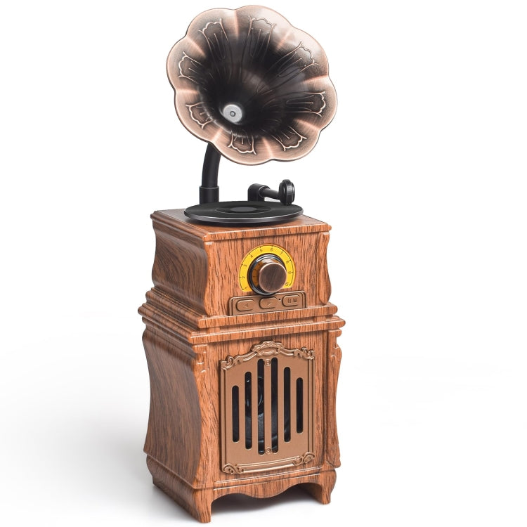 Coluna Rádio Bluetooth 5.3 Retro AS31 com Design Clássico de Gramofone para Decoração Vintage de Sala, AS31
