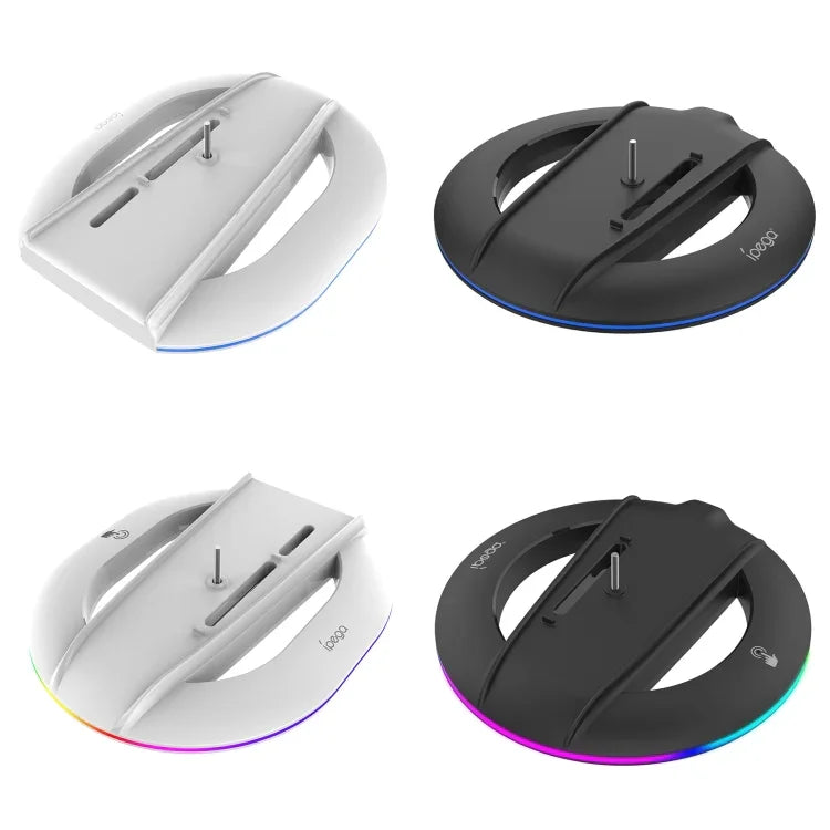Base de arrefecimento vertical universal para consola de jogos Sony PS5 Slim IPEGA, suporte, branco, preto, branco colorido, preto colorido